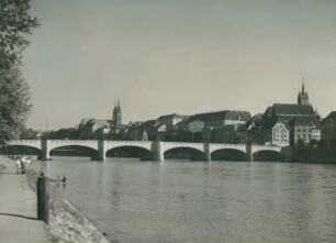 Rheinbrücken Basel, Schweiz, 1904