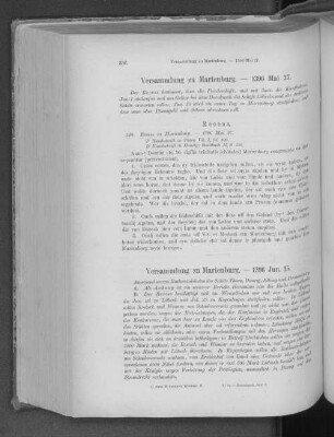 Versammlung zu Marienburg. - 1396 Mai 27.