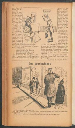 Los provincianos - [Viñeta cómica]