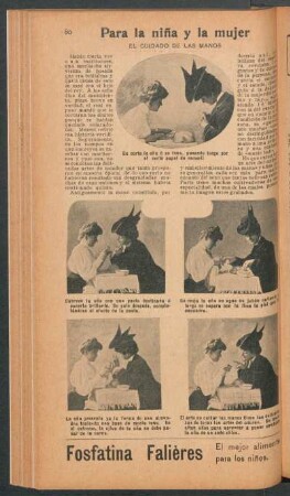 El cuidado de las manos : Para la niña y la mujer
