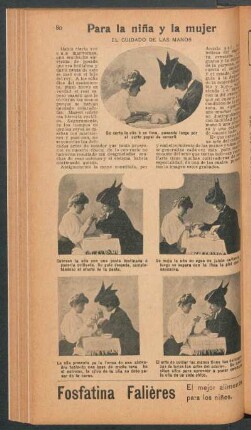 El cuidado de las manos : Para la niña y la mujer