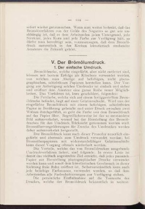 1. Der einfache Umdruck.