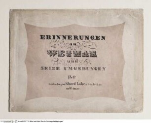 Erinnerungen an Weimar und seine Umgebungen (Titelblatt)
