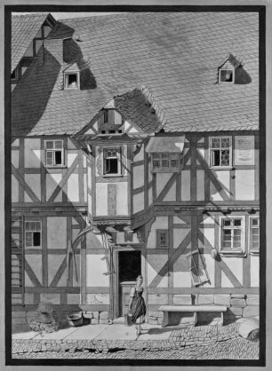 Steinfurthsmühle: Wohnhaus mit Erker