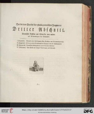 Des dritten Bandes der physiognomischen Fragmente dritter Abschnitt