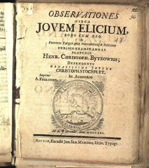 Observationes Circa Jovem Elicium
