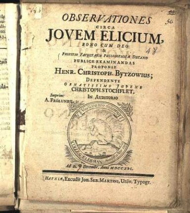 Observationes Circa Jovem Elicium