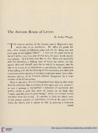 6: The auction room of letters