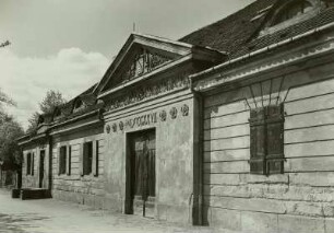 Dresden-Pillnitz. Weinpresse
