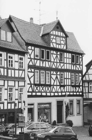 Wohnhaus, Fachwerk; Gelnhausen, Untermarkt 3
