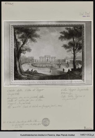 Vedute der Villa di Poggio Imperiale - Veduta della Villa di Poggio Imperiale