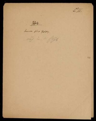 [...] [Notizen und Manuskriptfragmente im beschrifteten Doppelblatt]