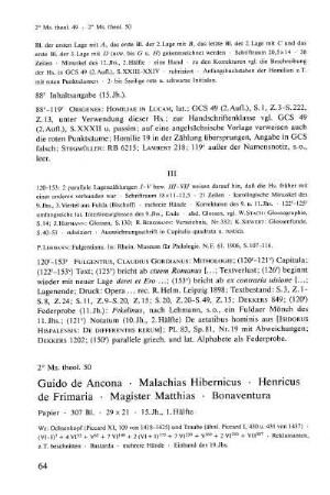 2° Ms. theol. 50 - 59