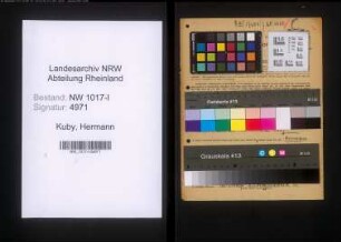 Entnazifizierung Hermann Kuby , geb. 10.04.1882 (Polstermeister)