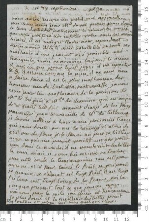 Brief von Marie-Anne Chamisso  an Hippolyte de Chamisso und Charles de Chamisso