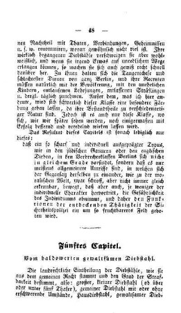 Fünftes Capitel. Vom baldowerten gewaltsamen Diebstahl