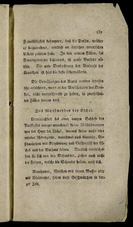 Das Wundwerden der Eichel.