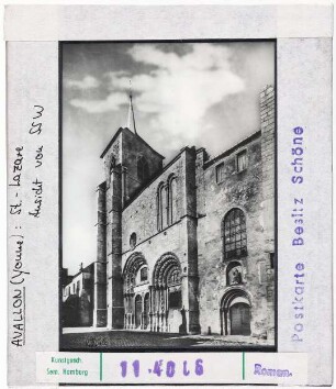 Avallon: Saint-Lazare, Ansicht von Süd-Südwest