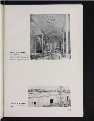 Abb. 75. Kirche Le Raincy 1922/23. Abb. 76. Docks von Casablanca 1916