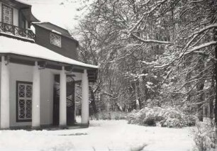 Großer Pavillon : Bad Doberan, Großer Pavillon auf dem Kamp im Winter