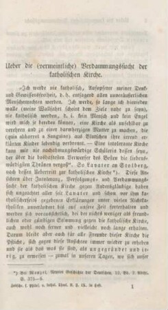 1-18 Ueber die (vermeintliche) Verdammungssucht der katholischen Kirche