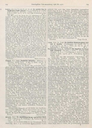 294-295 [Rezension] Adam, Karl, Die kirchliche Sündenvergebung nach dem hl. Augustin