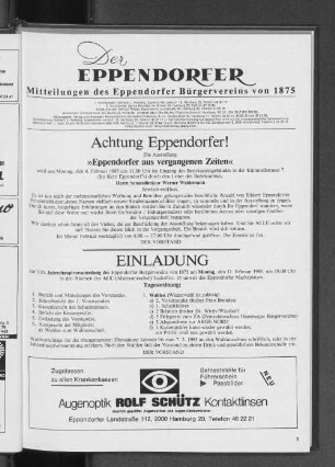 Achtung Eppendorfer!