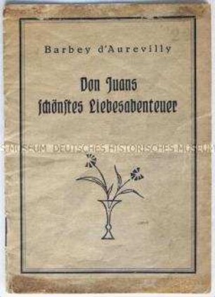 Kommunistische Tarnschrift mit einem Artikel von Georgi Dimitroff über die Volksfront im Einband einer Liebesgeschichte