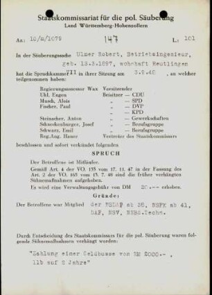Ulmer, Robert