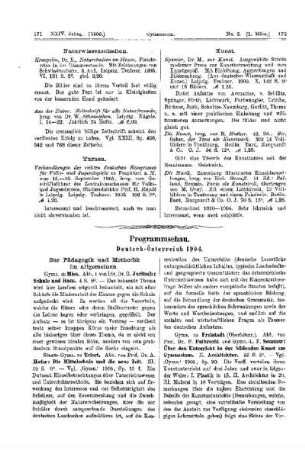 Programmschau : Deutsch-Österreich 1904