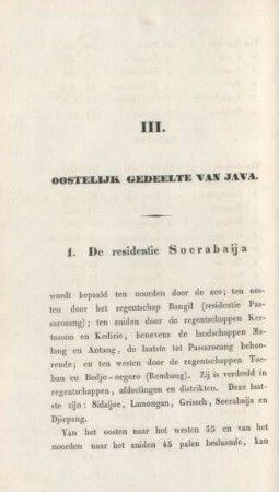 III. Oostelijk gedeelte van Java