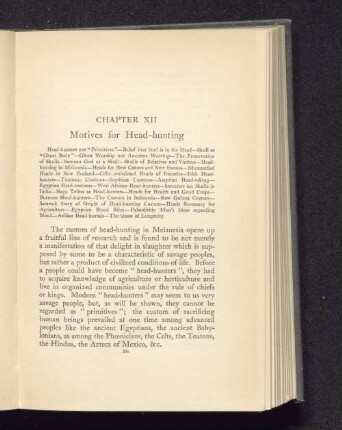 Motives for Head-hunting