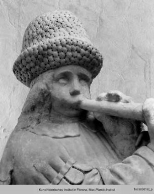 Drei Pfeifer aus dem Triumphzug Alfons II.