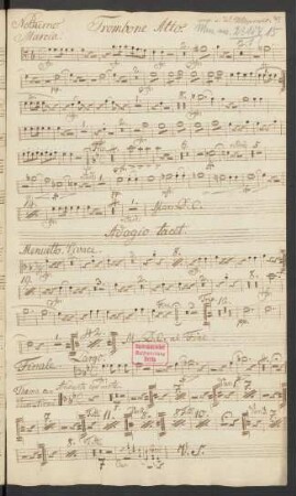 Trombone alto & tenore & basso