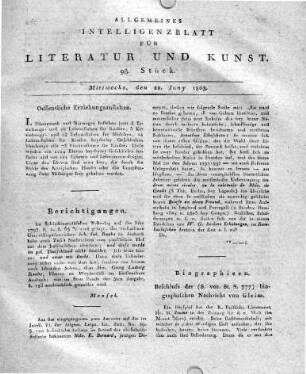 1803-06-22 : 98. Stück