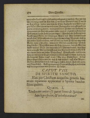 Caput VIII. De Spiritu Sancto.
