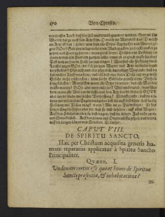 Caput VIII. De Spiritu Sancto.