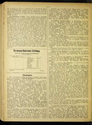 Hermann-Hubertus-Stiftung : Fonds für außerordentliche Unterstützungen. (Sammelkästchen.)