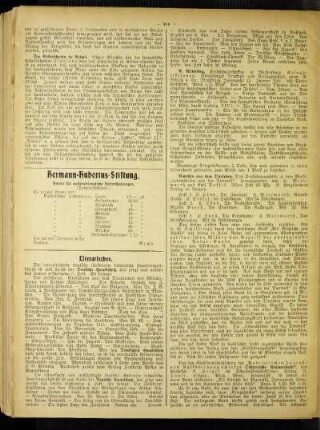 Hermann-Hubertus-Stiftung : Fonds für außerordentliche Unterstützungen. (Sammelkästchen.)
