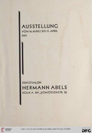 Gemälde (Nr. 1-36)