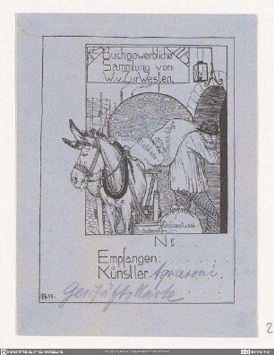 Exlibris ZurWesten, Walter von