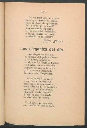 Los elegantes del día