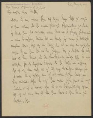 Brief an Ferruccio Busoni : 20.01.1921