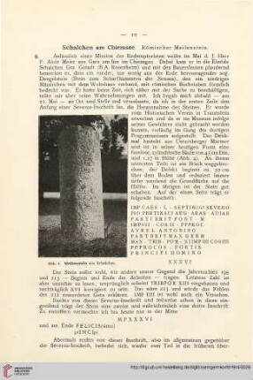 7: Schalchen am Chiemsee, römischer Meilenstein