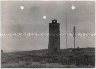 Insel Helgoland, Leuchtturm und Mond