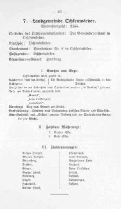 7. Landgemeinde Ochsenwärder.