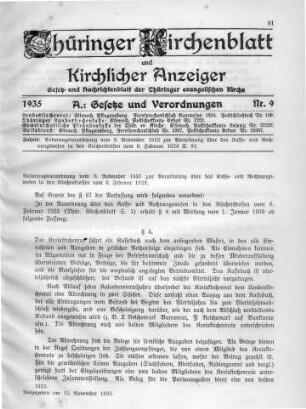 Nr. 9 : 15. November 1935