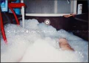 Badewanne mit Schaum