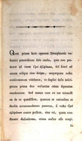 Xenophontis Atheniensis Scripta. 1, Cyri Disciplinam L. I - IV Continens