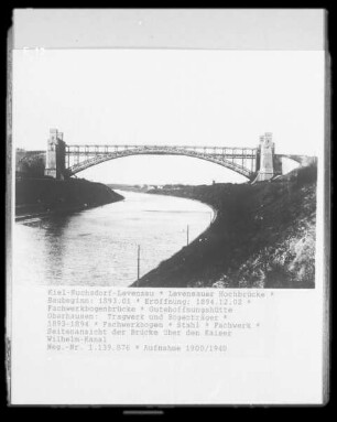 Levensauer Hochbrücke — Tragwerk